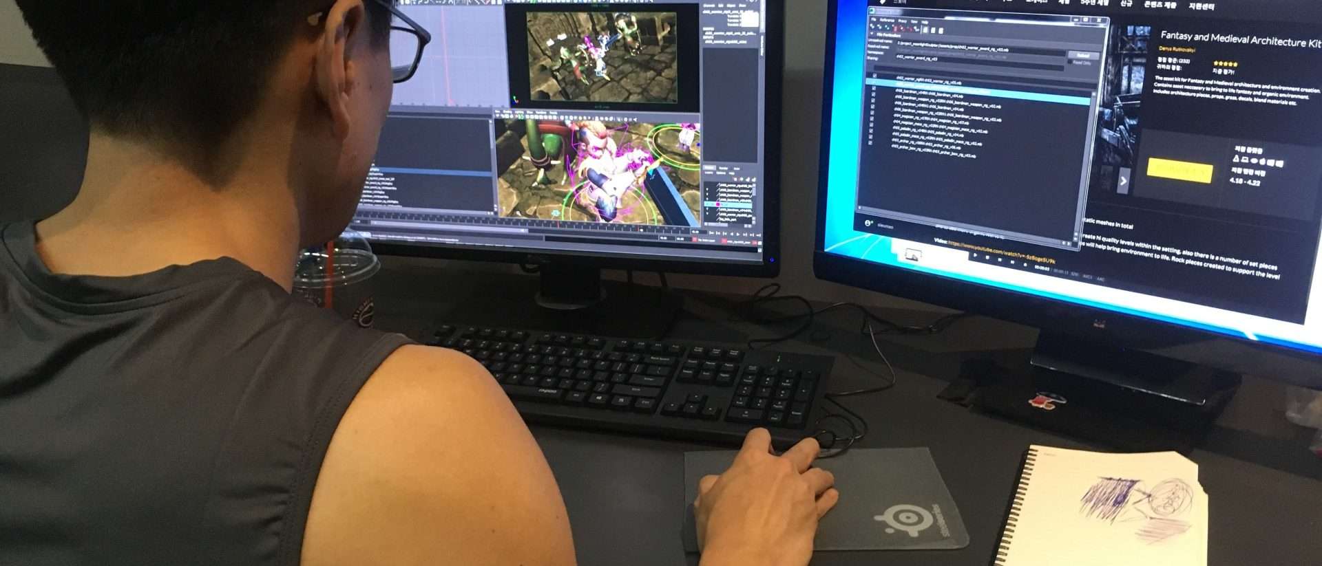 working for animation series project