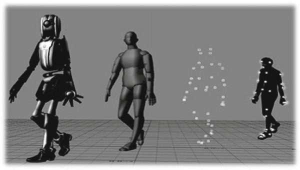 The refined data is mapped onto a digital skeleton